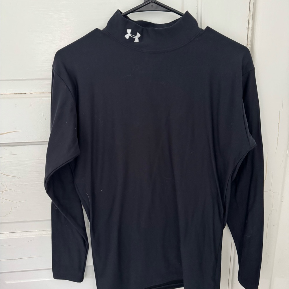 Men’s insulated Under Armour Midnight Black High Collar Shirt